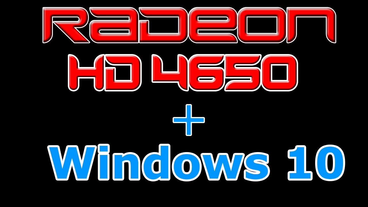 Radeon hd 6850 drivers windows 10